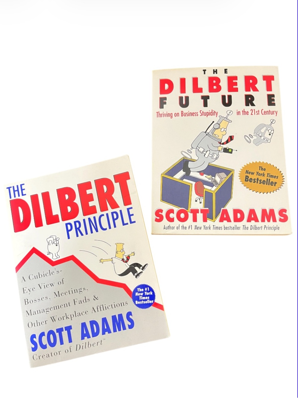 "The Dilbert Principle" and "The Dilbert Future" Books by Scott Adams